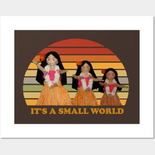 It's A Small World Hula Girls Posters and Art